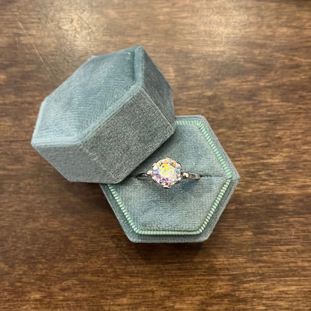 Fragrant Jewels Snow Collection Ring Size 8